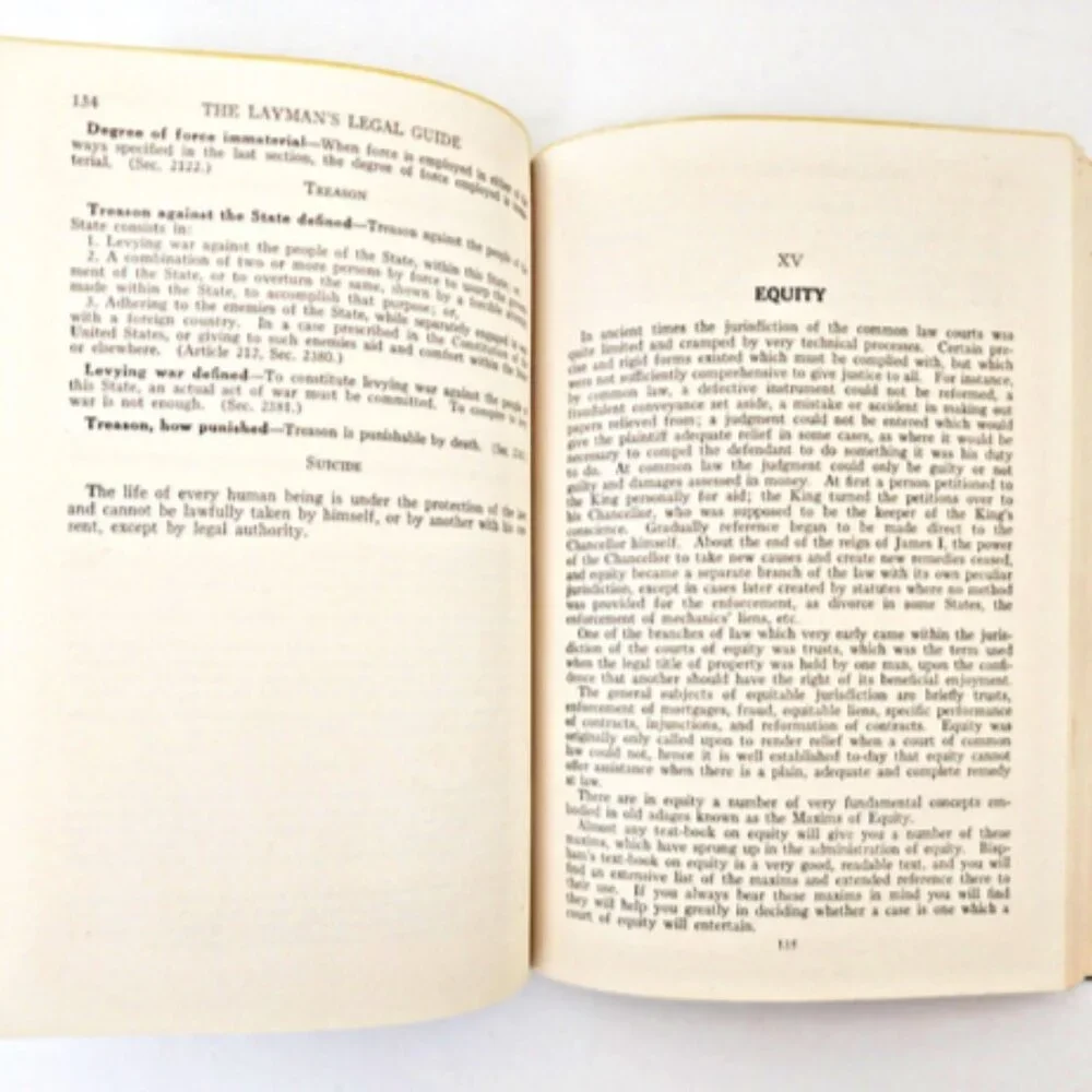 The Layman's Legal Guide to Essential Laws 1932HC by Francis W Marshall